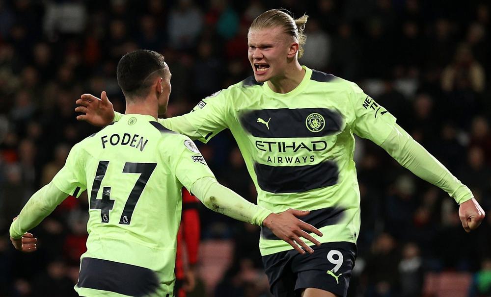 Premier League: Manchester City 4:1Bournemouth, 2 goles de Álvarez